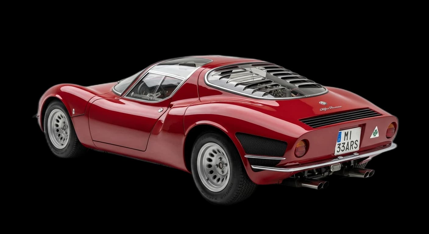 Alfa Romeo 33 Stradale - Rear 3/4