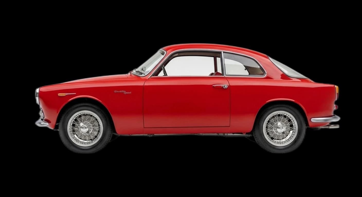 Alfa Romeo Giulietta Sprint 1954 - Side view