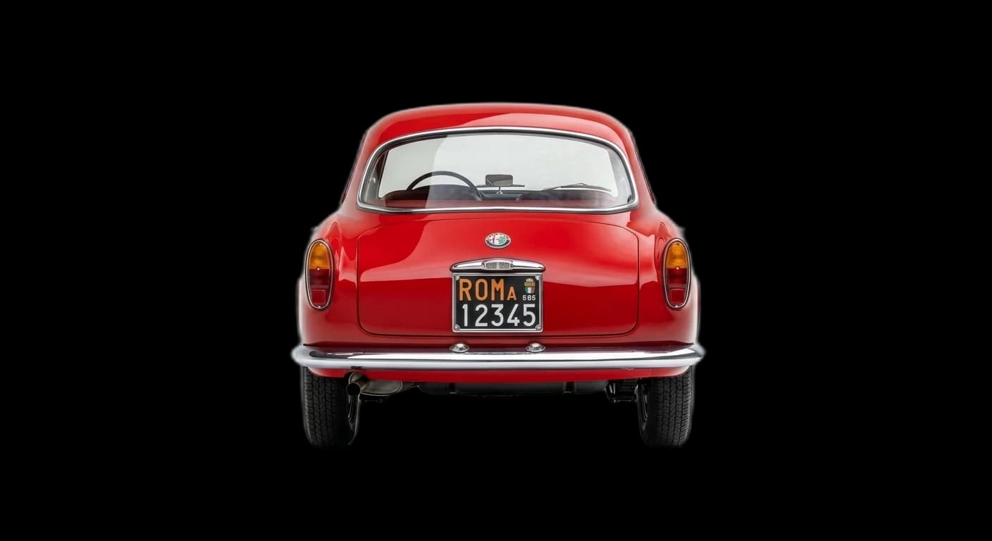 Alfa Romeo Giulietta Sprint 1954 - Rear view