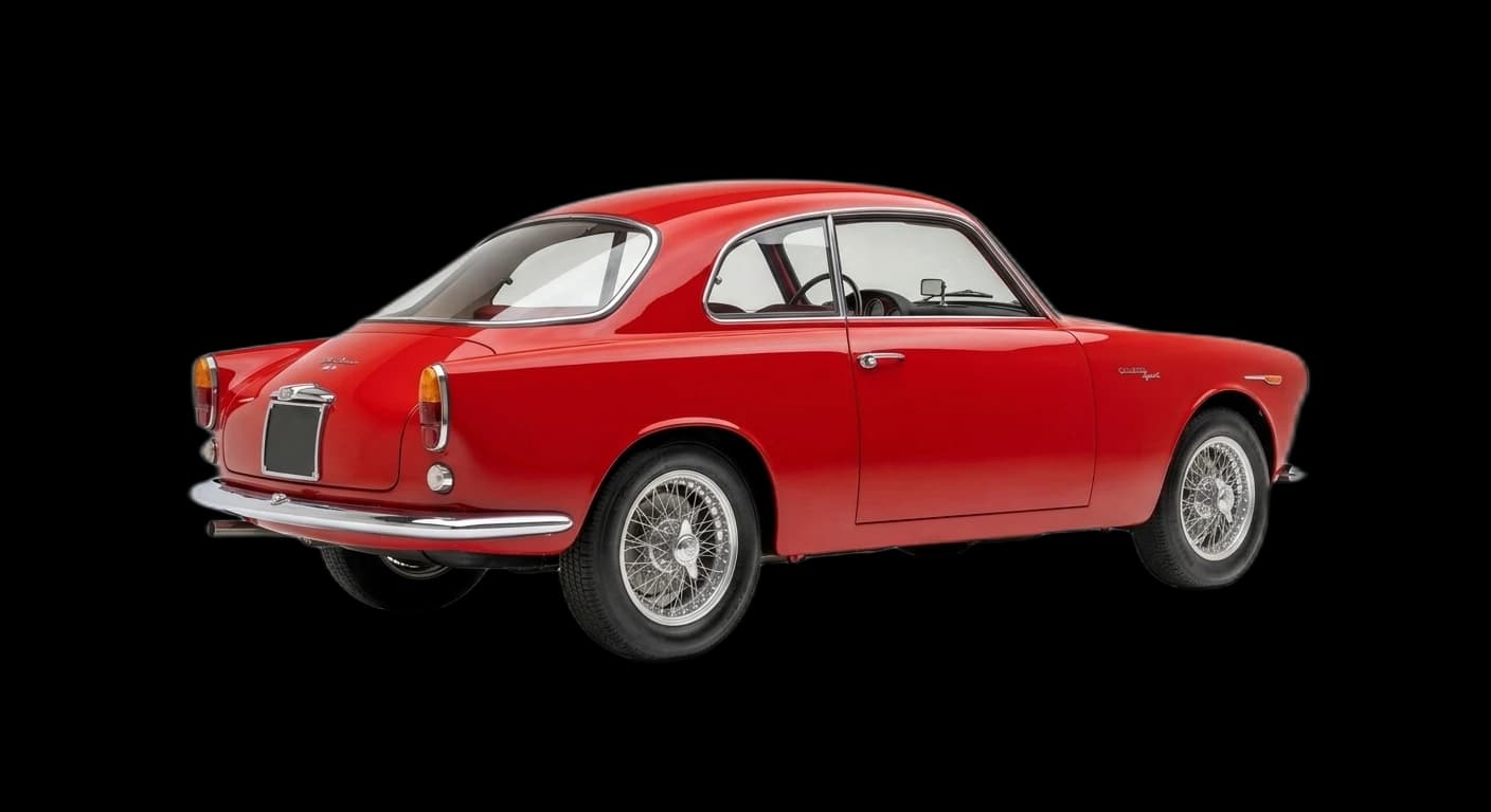 Alfa Romeo Giulietta Sprint 1954 - Rear 3/4 view