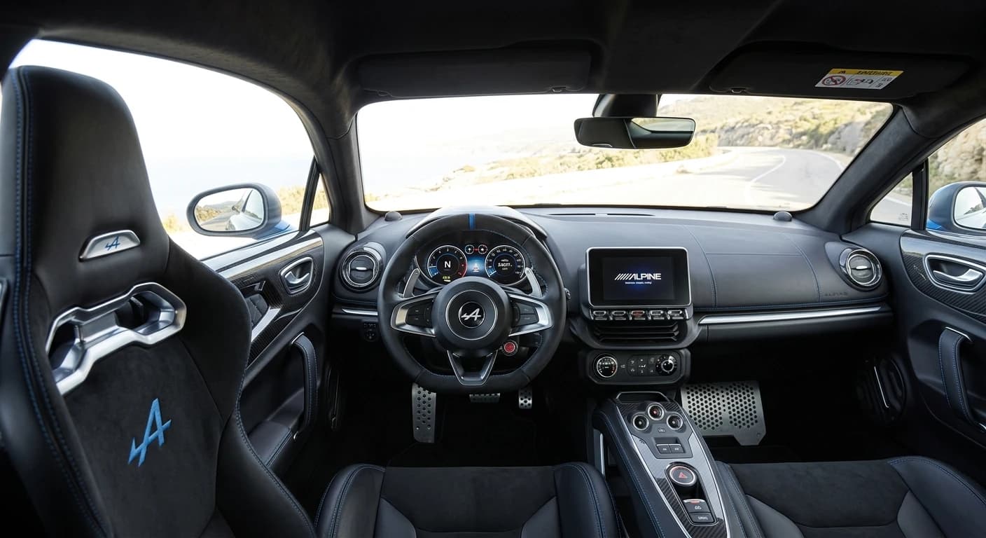 Alpine A110 (2017) 2017 - Dashboard view