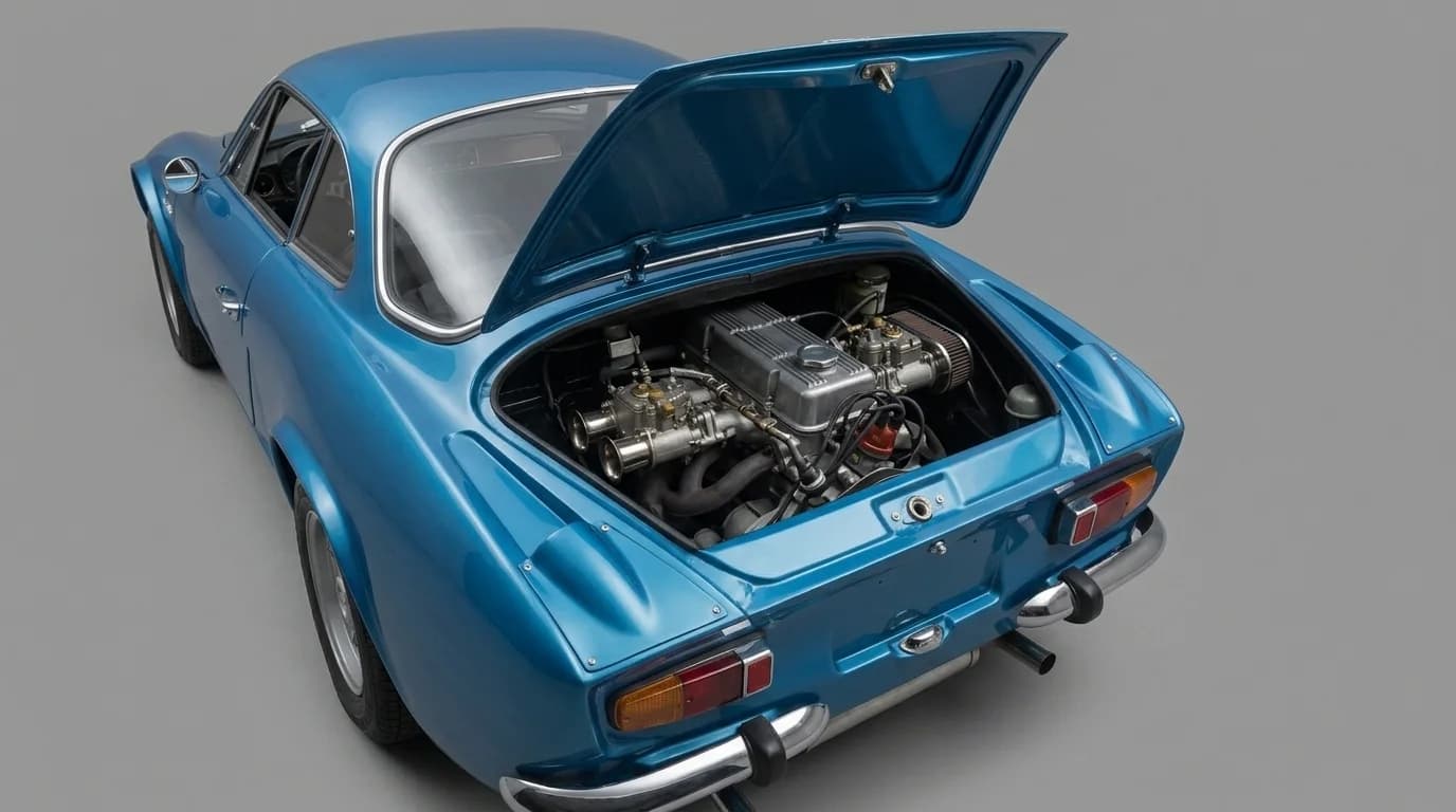 Alpine A110 Berlinette 1961 - Engine Bay view