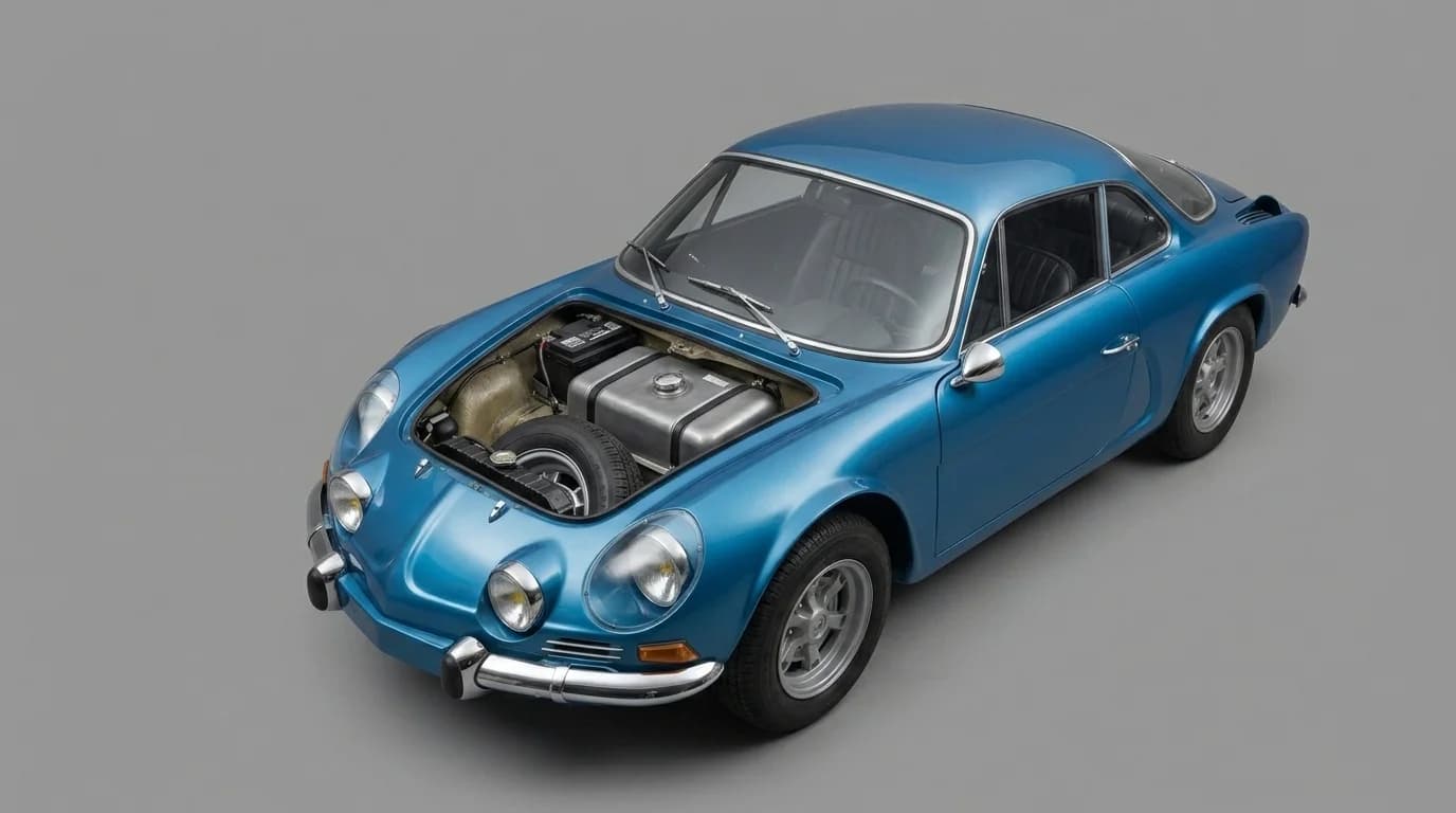 Alpine A110 Berlinette - Trunk