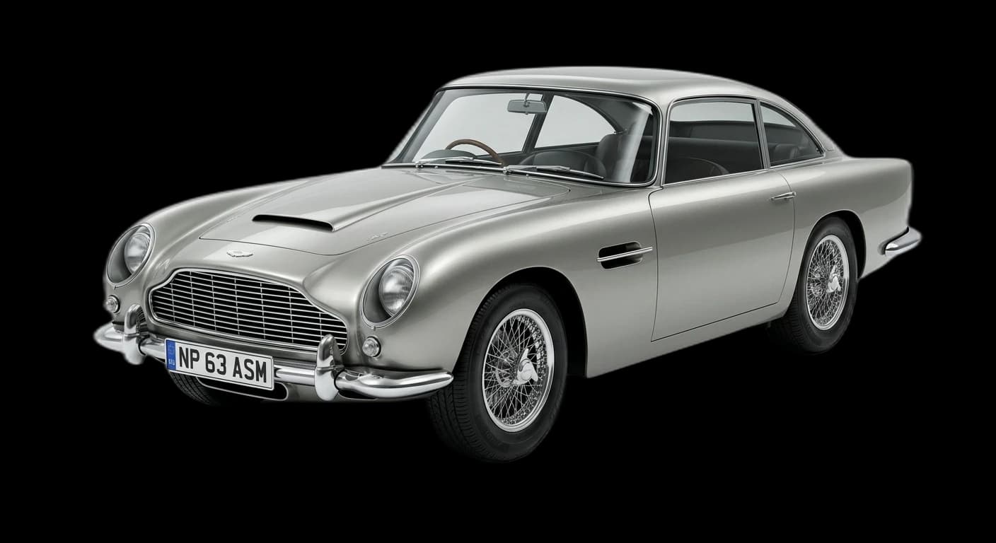 Aston Martin DB5 1963 - Front 3/4 view