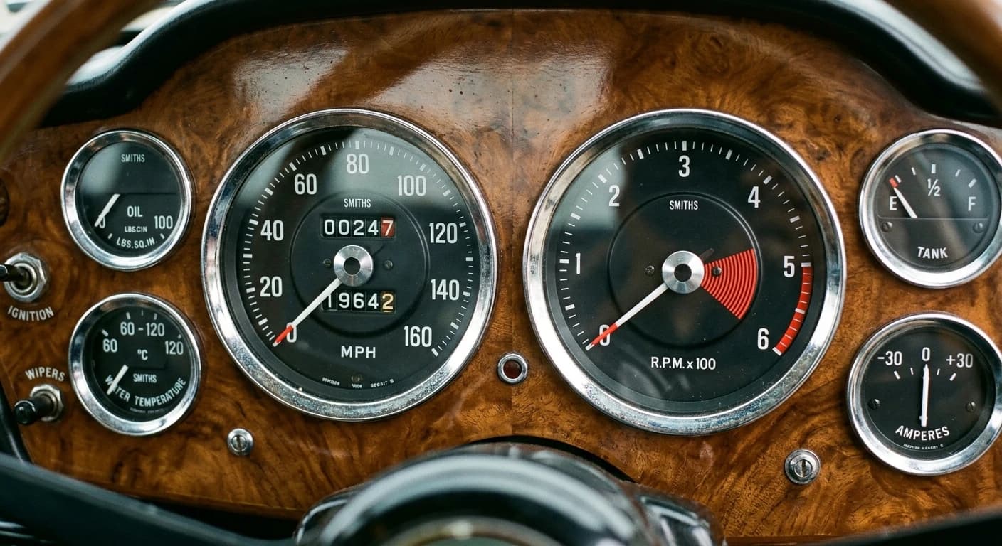 Aston Martin DB5 1963 - Gauges view