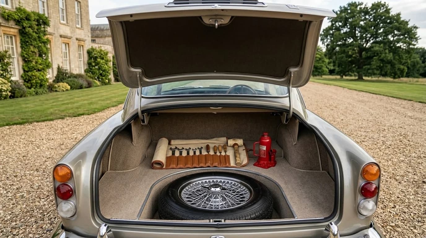 Aston Martin DB5 1963 - Trunk view