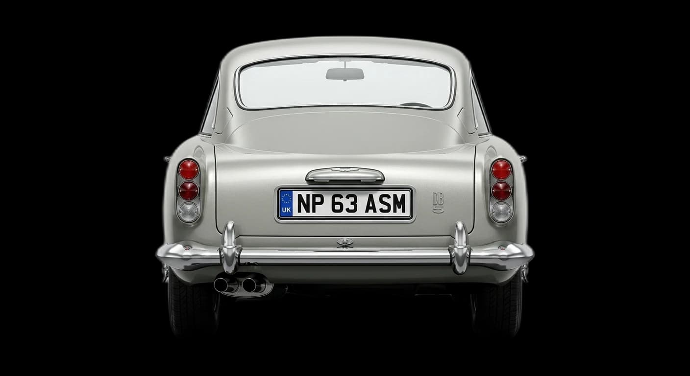 Aston Martin DB5 1963 - Rear view