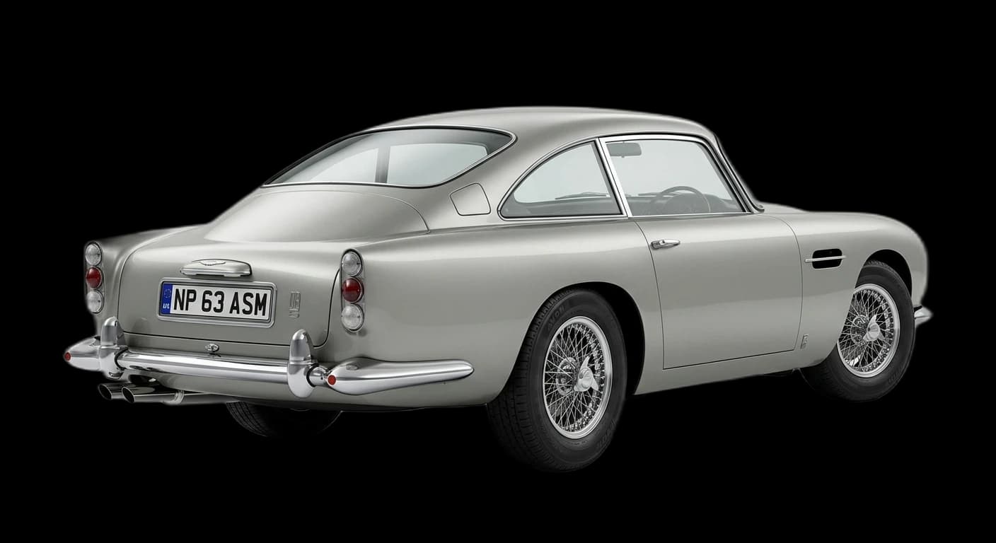 Aston Martin DB5 1963 - Rear 3/4 view