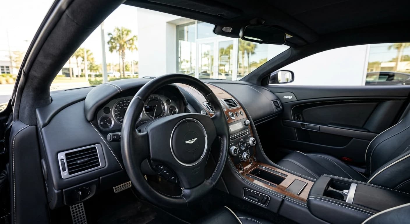 Aston Martin DB9 2004 - Dashboard view