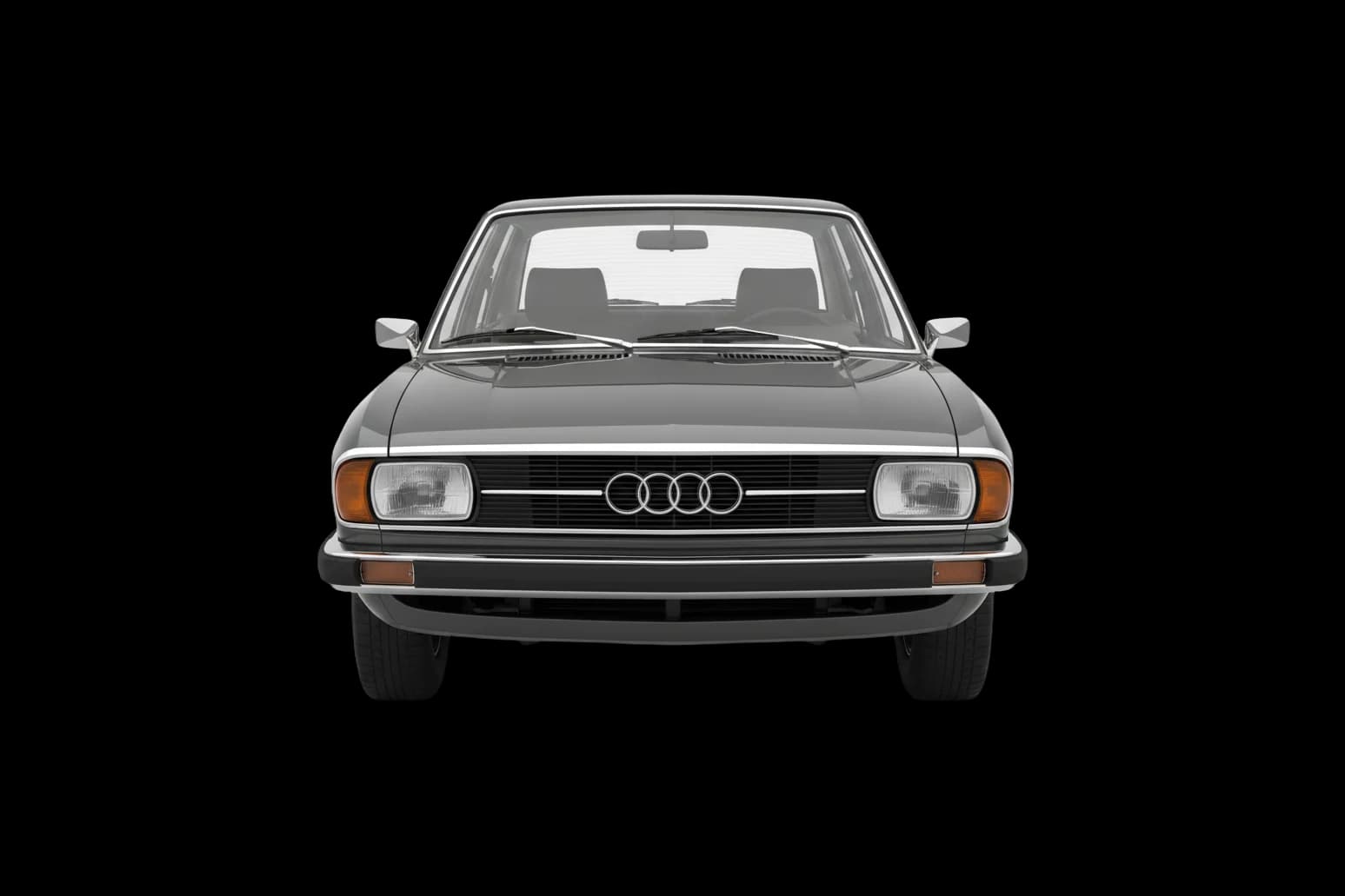 Audi 100 (C1) 1968 - Front view