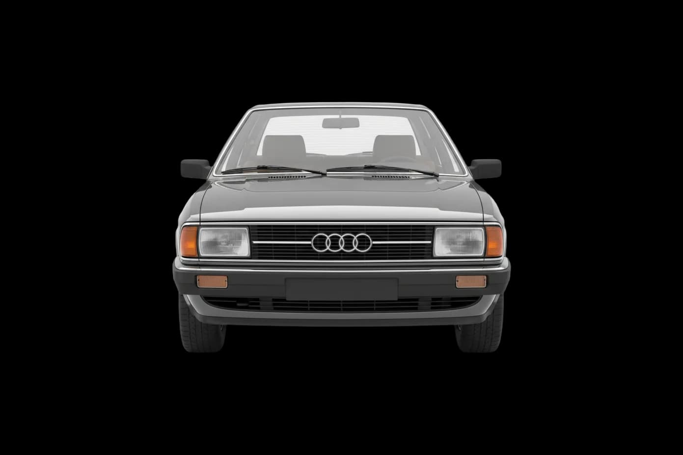 Audi 100 (C2) 1976 - Front view