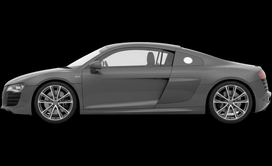 Audi R8 V8 2006 - Side view