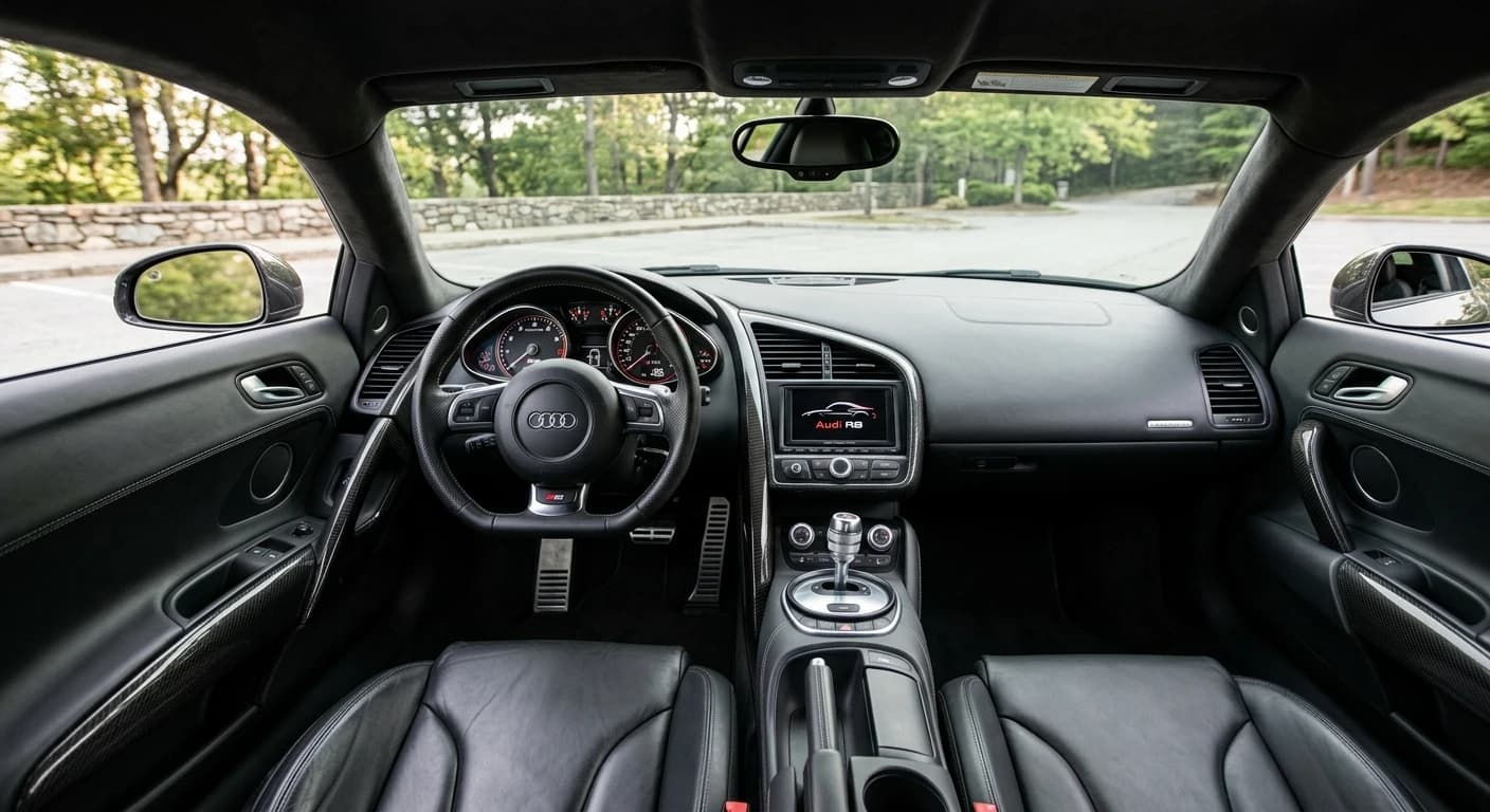 Audi R8 V10 (Typ 42) 2009 - Dashboard view