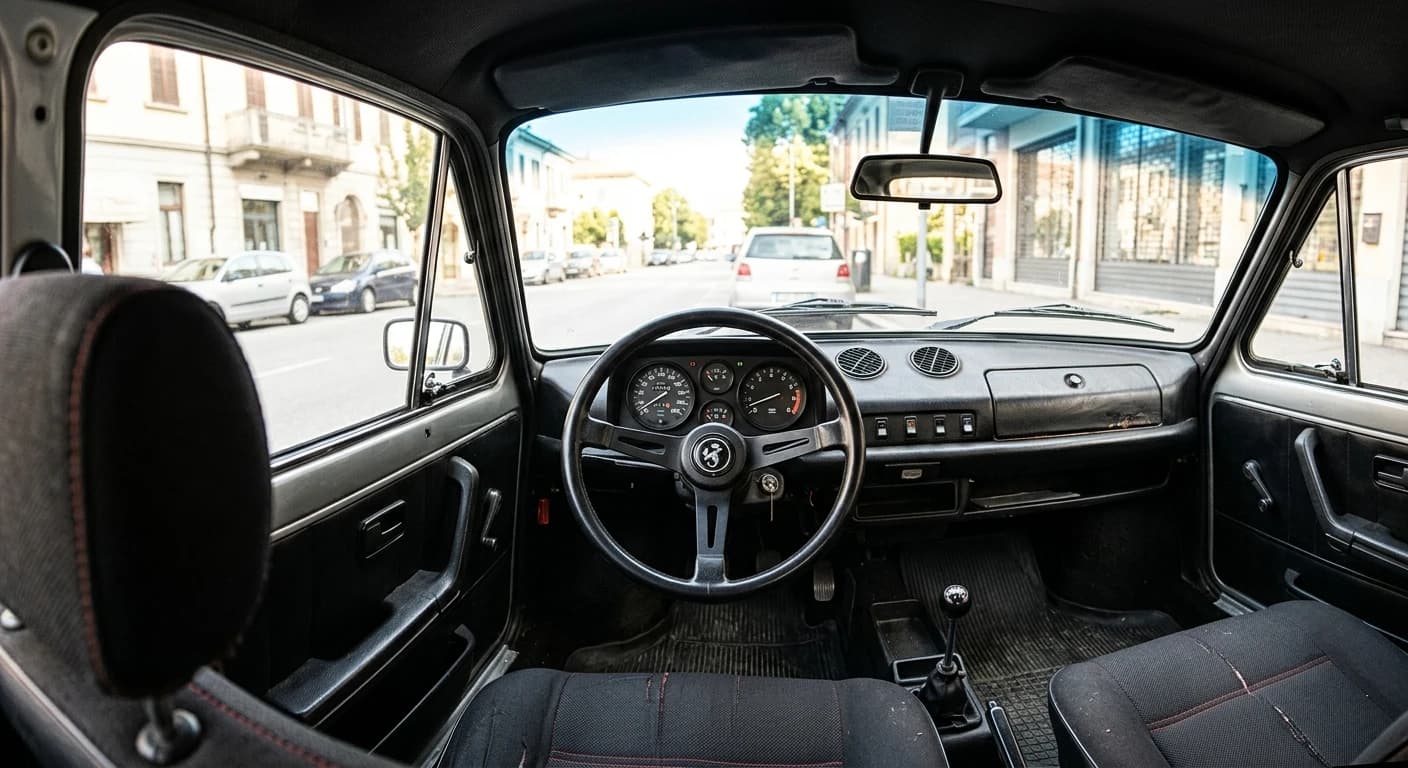 Autobianchi A112 Abarth 1971 - Dashboard view