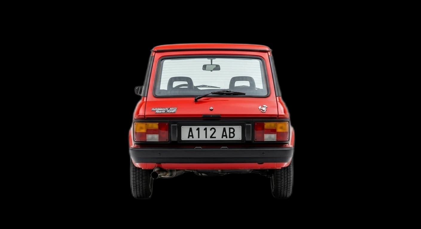 Autobianchi A112 Abarth 1971 - Rear view