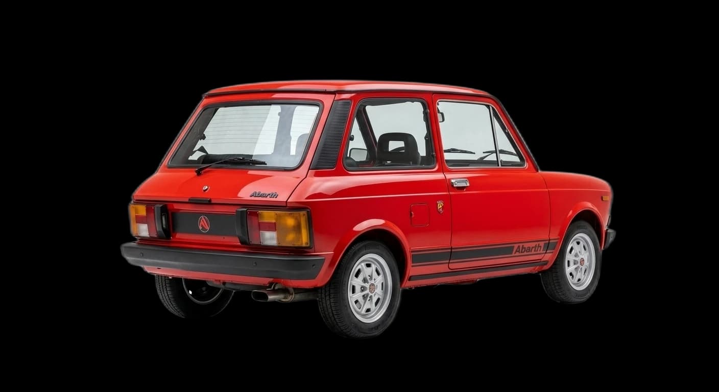 Autobianchi A112 Abarth 1971 - Rear 3/4 view