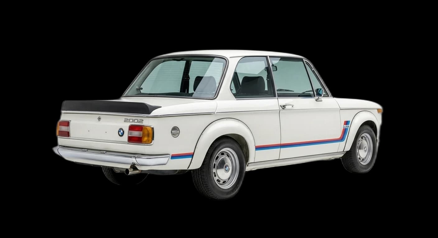 BMW 2002 Turbo 1968 - Rear 3/4 view