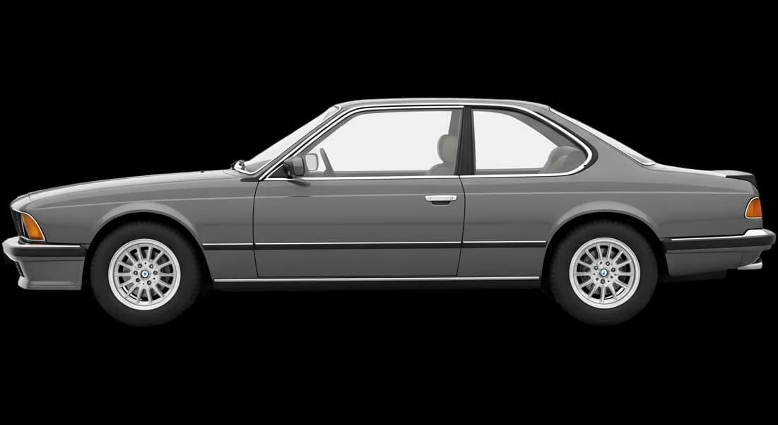 BMW 6 Series (E24) 1975 - Side view