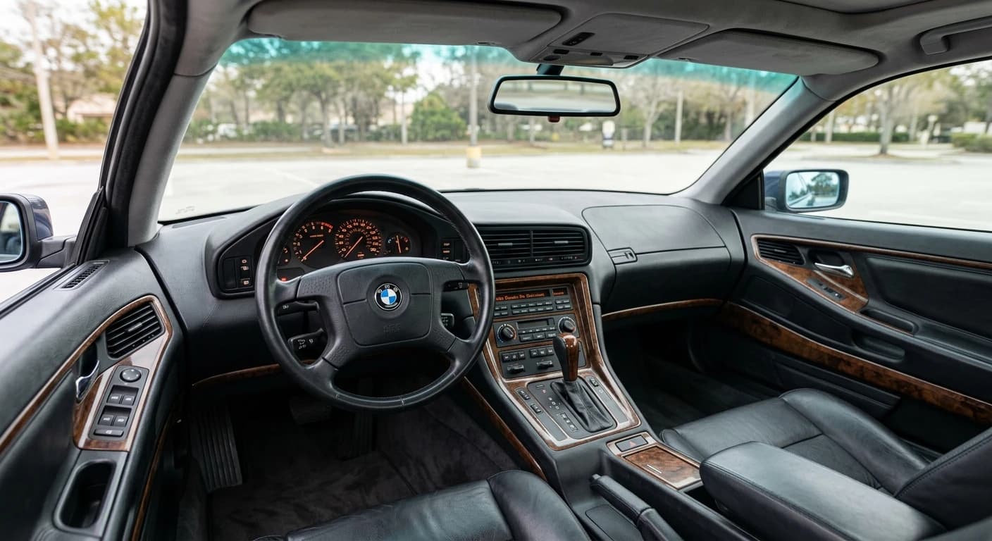 BMW 8 Series (E31) 1989 - Dashboard view