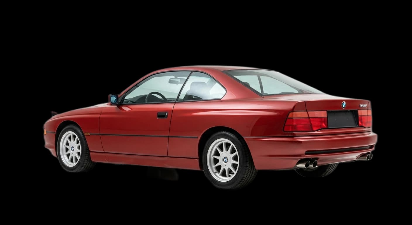 BMW 8 Series (E31) 1989 - Rear 3/4 view