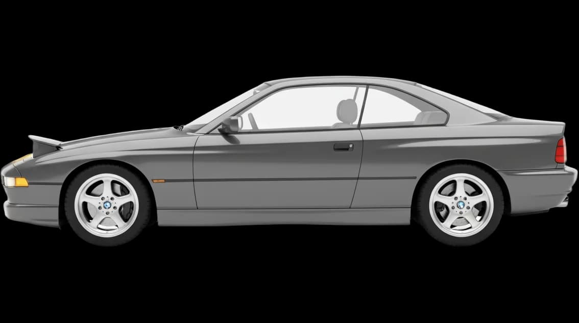 BMW 850CSi (E31) 1992 - Side view