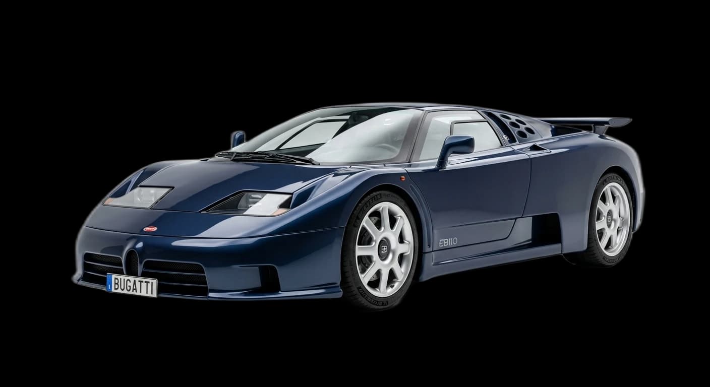 Bugatti EB110 GT 1991 - Front 3/4 view