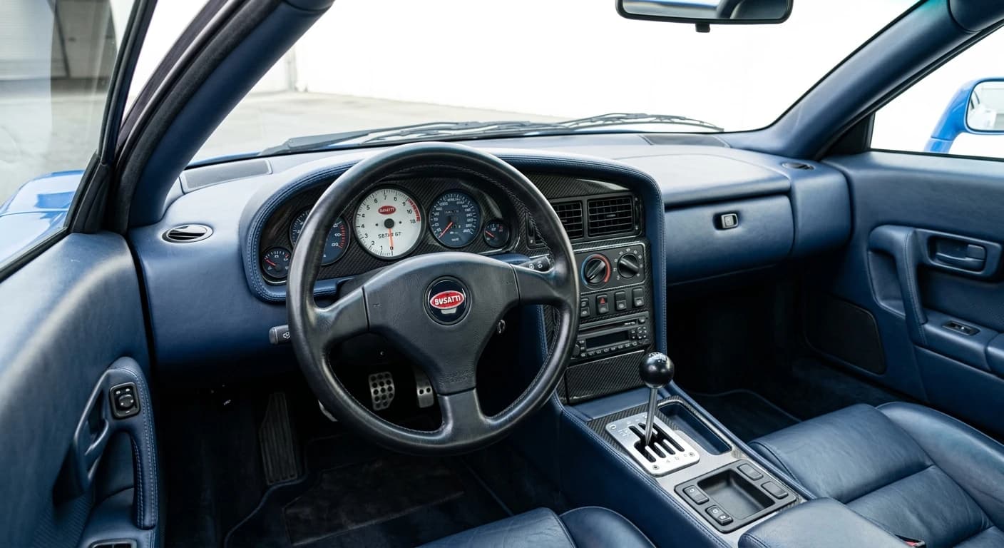 Bugatti EB110 GT 1991 - Dashboard view