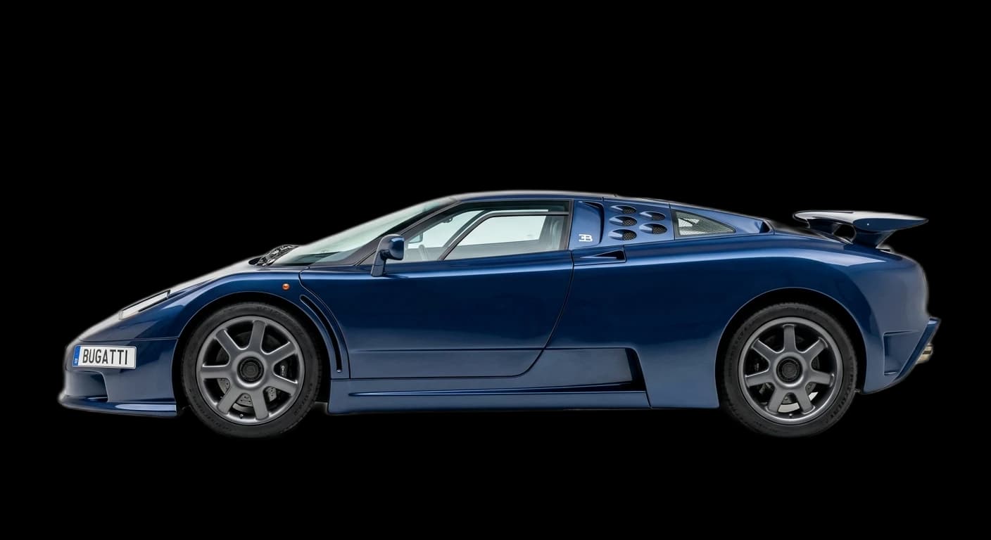Bugatti EB110 GT 1991 - Side view