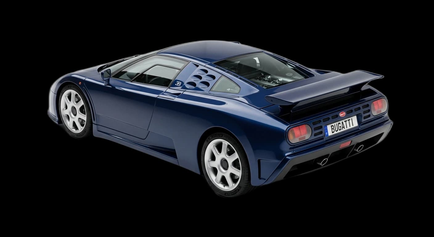 Bugatti EB110 GT 1991 - Rear 3/4 view