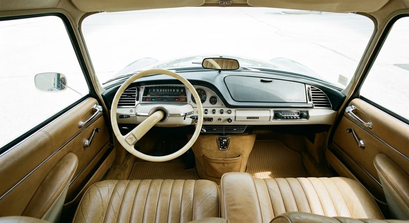 Citroën DS 21 Pallas 1955 - Dashboard view