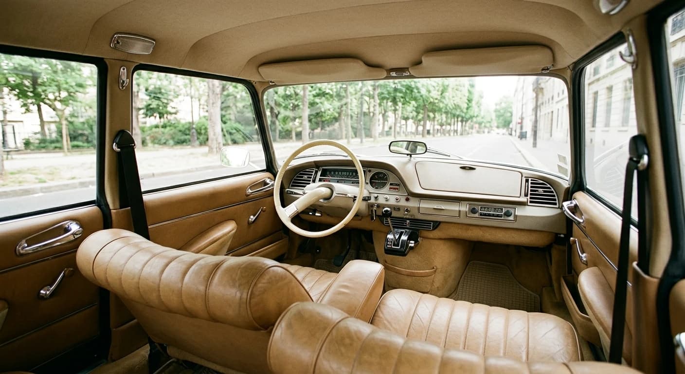 Citroën DS 21 Pallas 1955 - Interior view