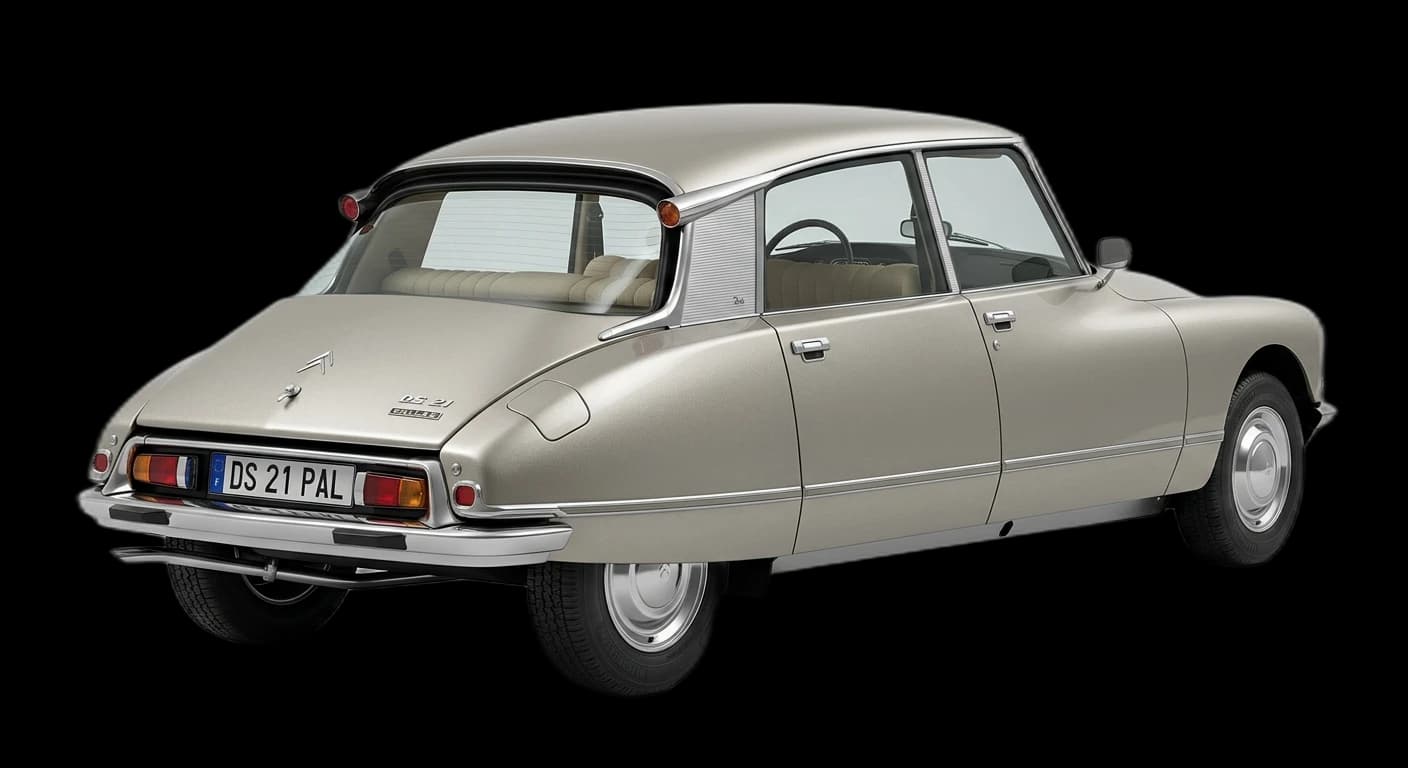Citroën DS 21 Pallas 1955 - Rear 3/4 view