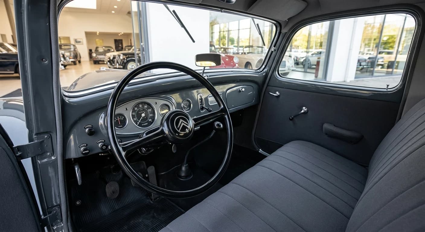 Citroën Traction Avant 1934 - Dashboard view