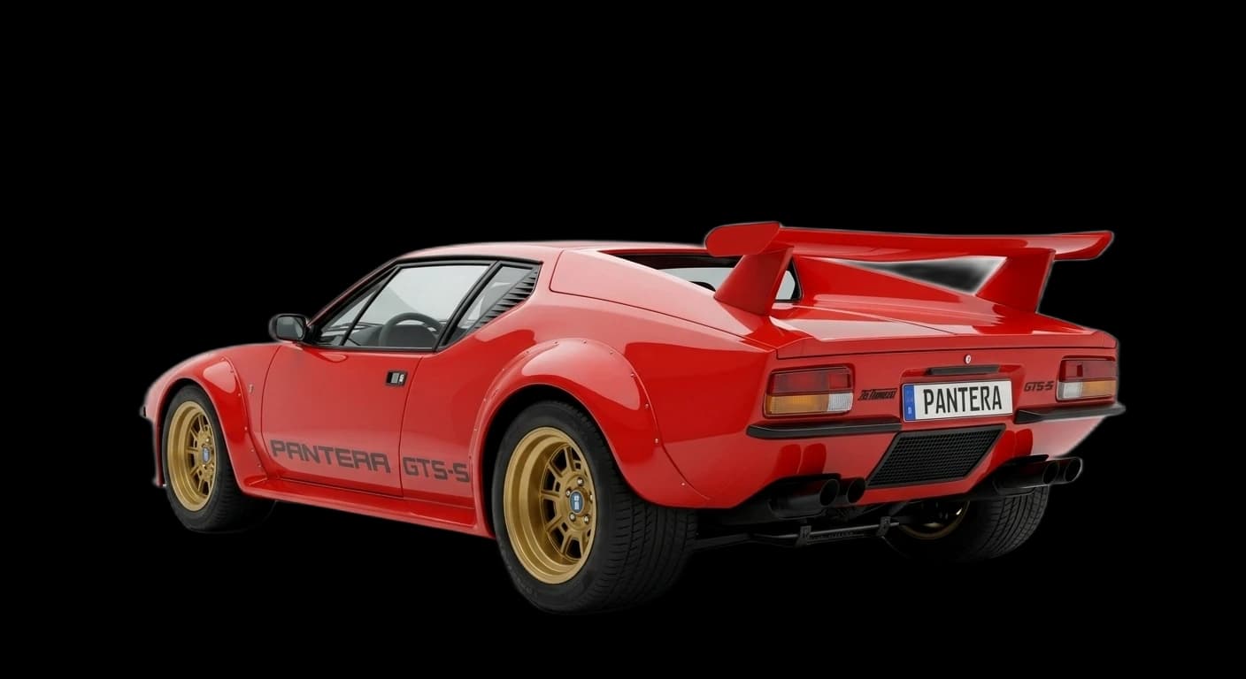 De Tomaso Pantera GT5-S 1980 - Rear 3/4 view