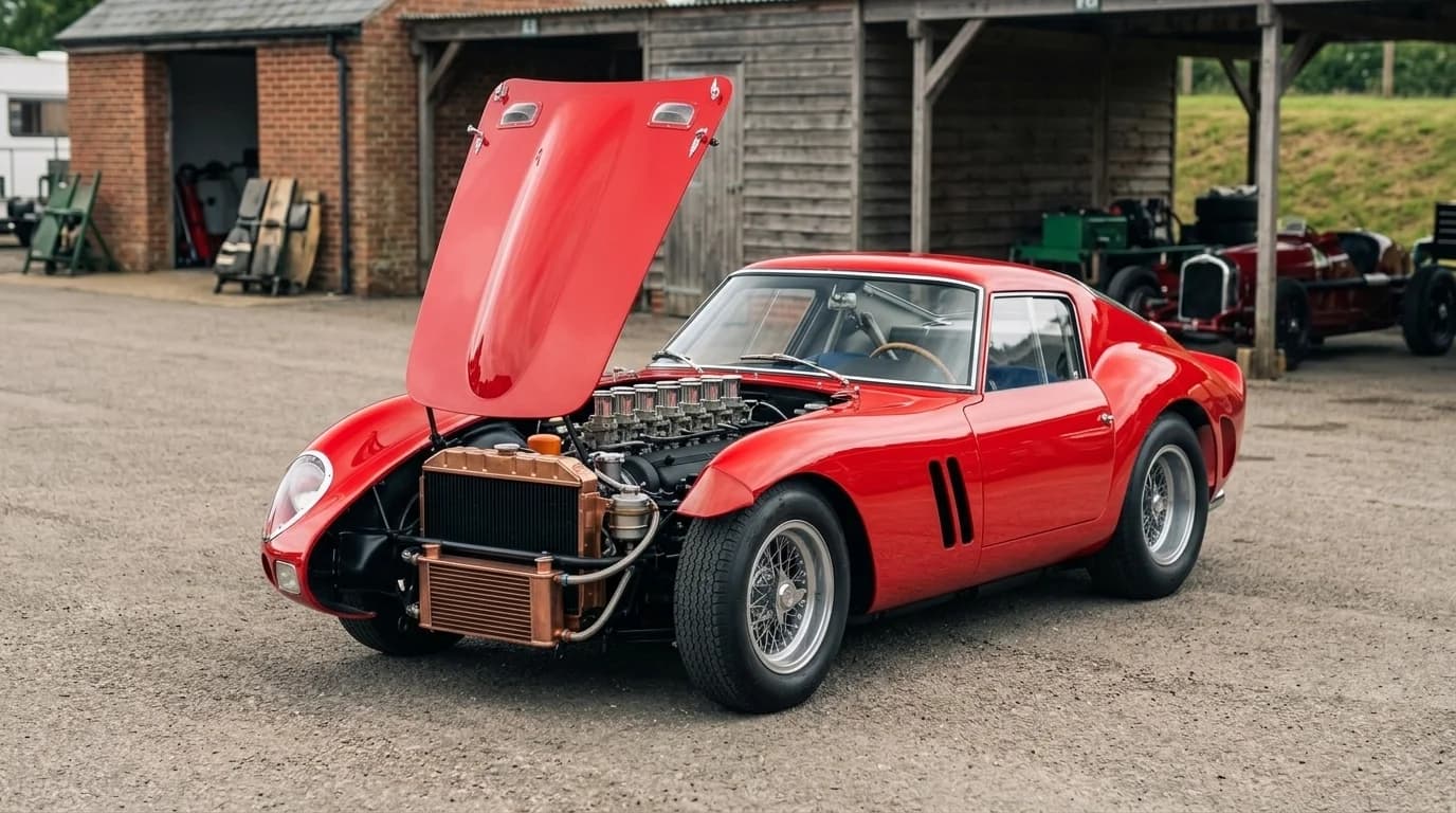 Ferrari 250 GTO 1962 - Engine Bay view
