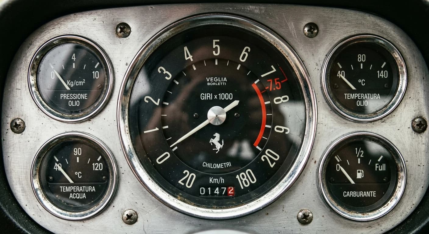 Ferrari 250 GTO 1962 - Gauges view