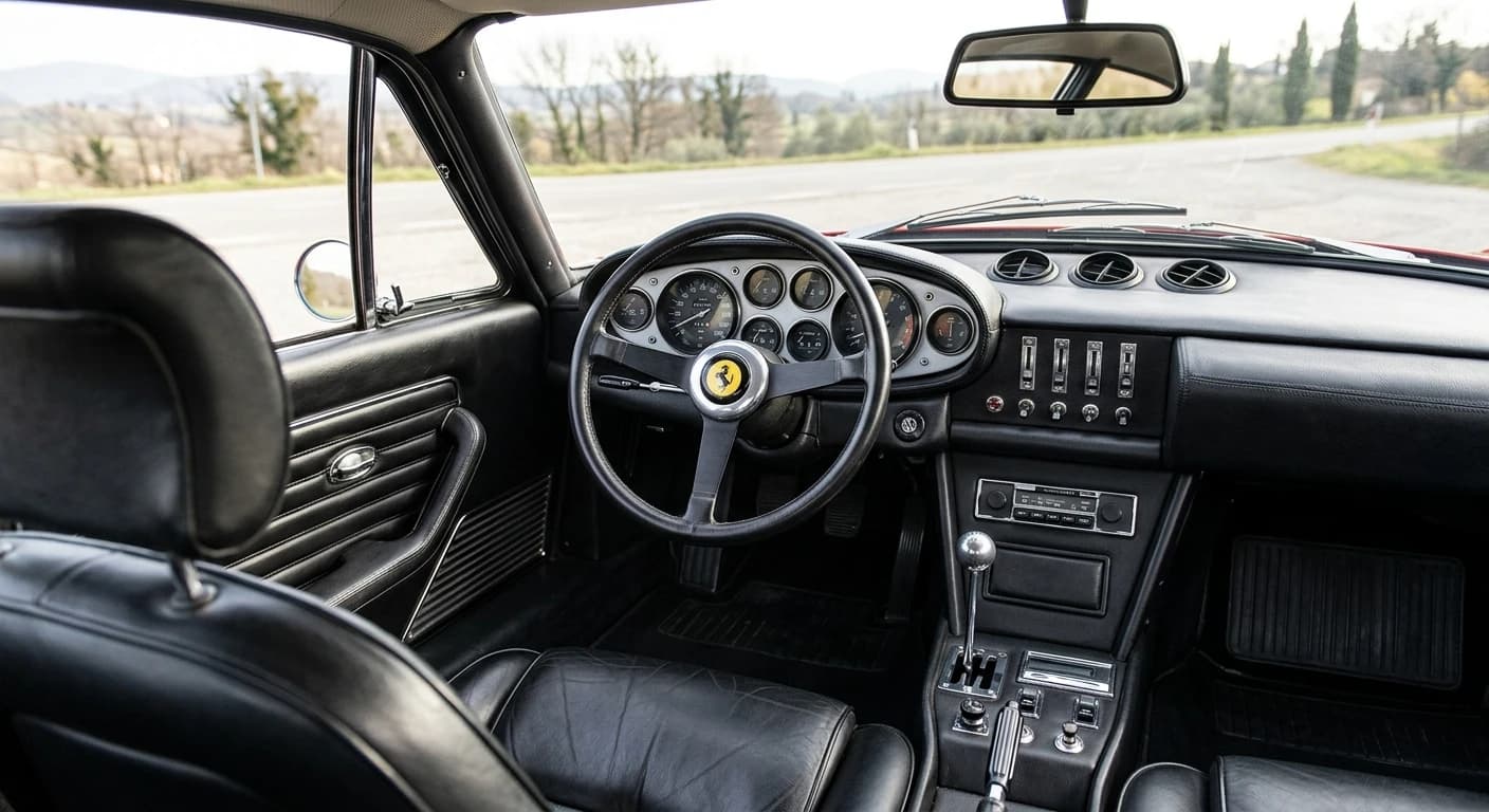 Ferrari 365 GTB/4 Daytona 1968 - Dashboard view