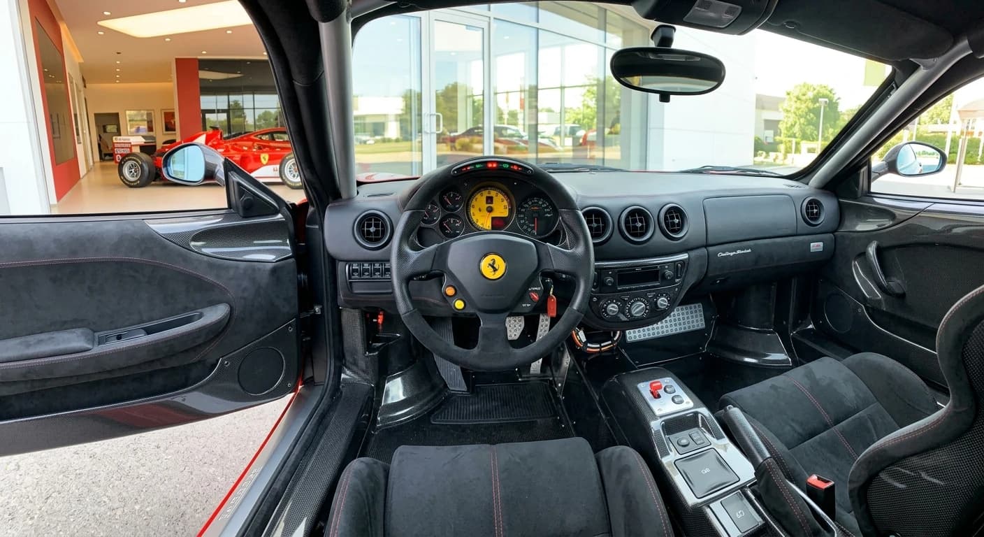 Ferrari Challenge Stradale 2003 - Dashboard view