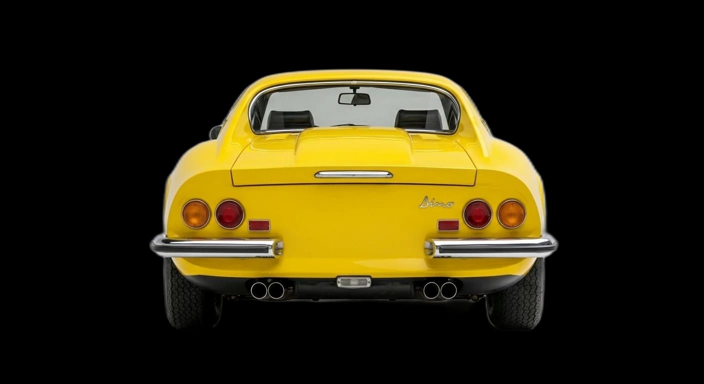 Ferrari Dino 246 GT 1969 - Rear view