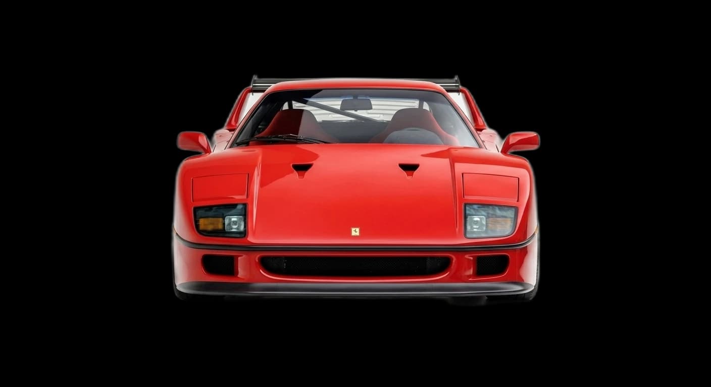 Ferrari F40 1987 - Front view