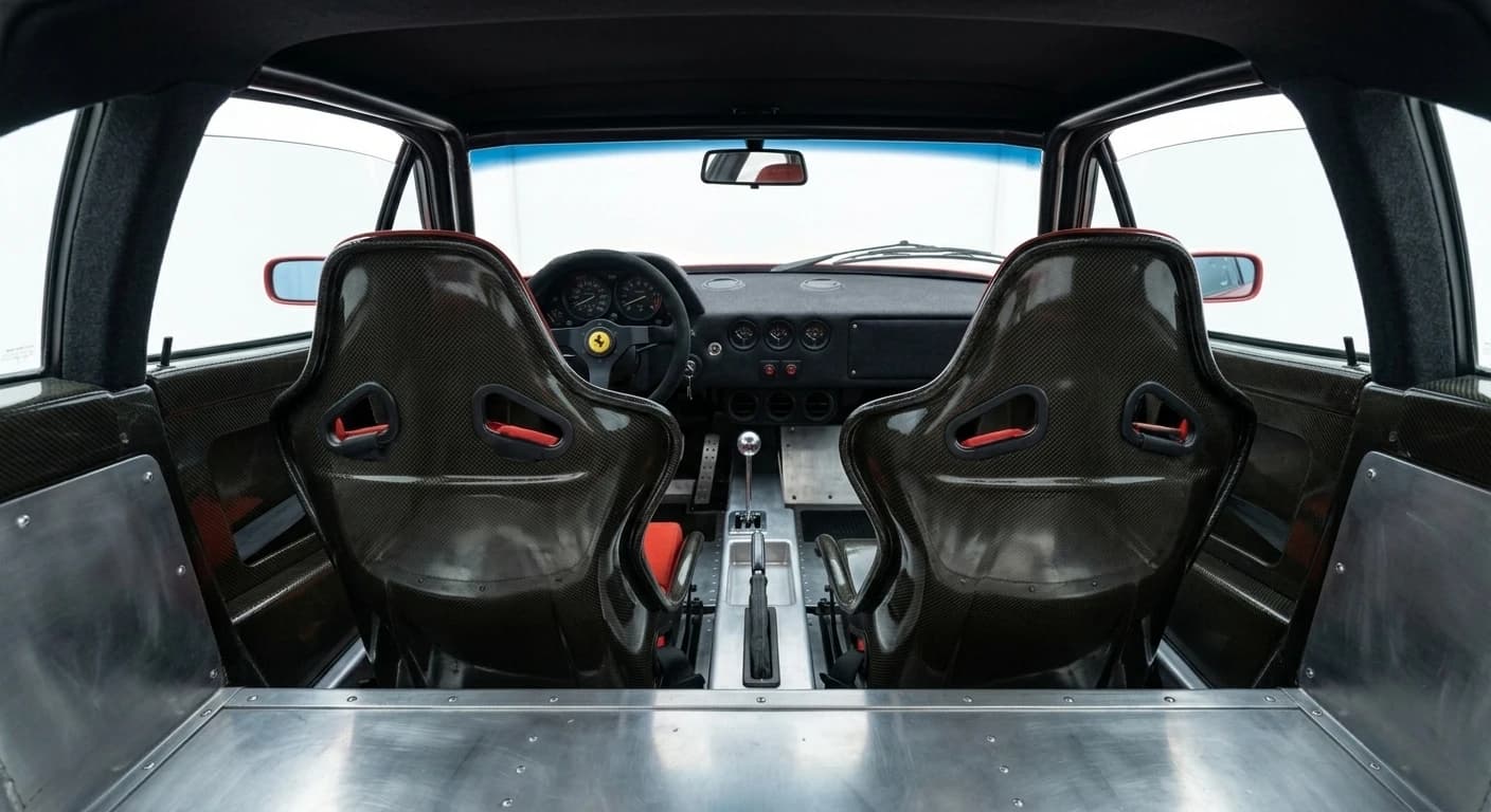 Ferrari F40 1987 - Interior view