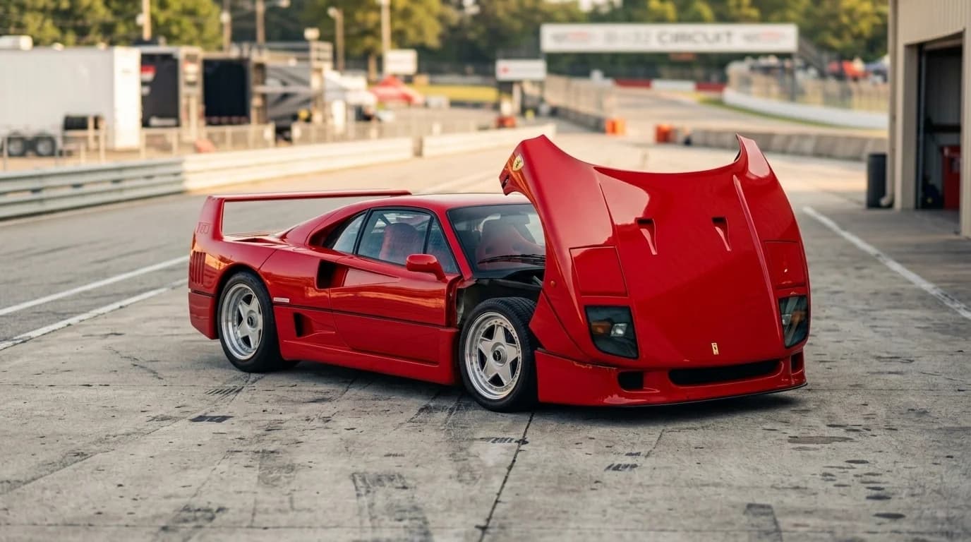 Ferrari F40 - Trunk