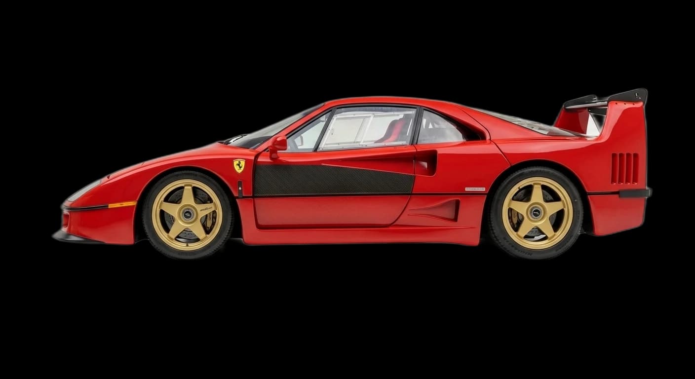 Ferrari F40 1987 - Side view