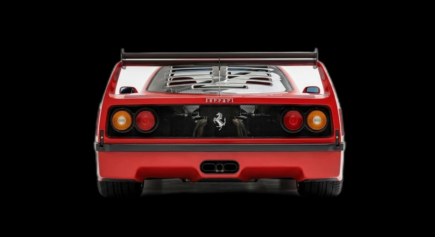Ferrari F40 1987 - Rear view