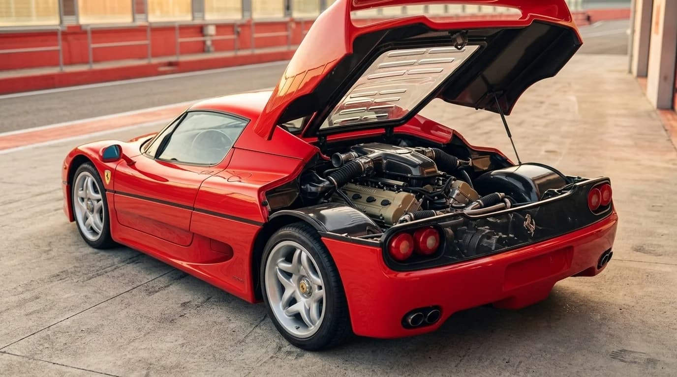 Ferrari F50 1995 - Engine Bay view