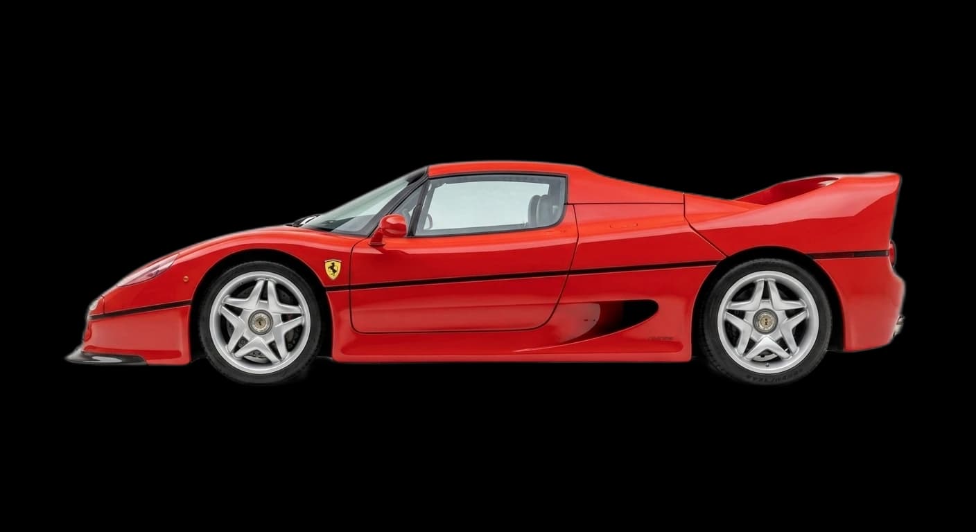 Ferrari F50 1995 - Side view