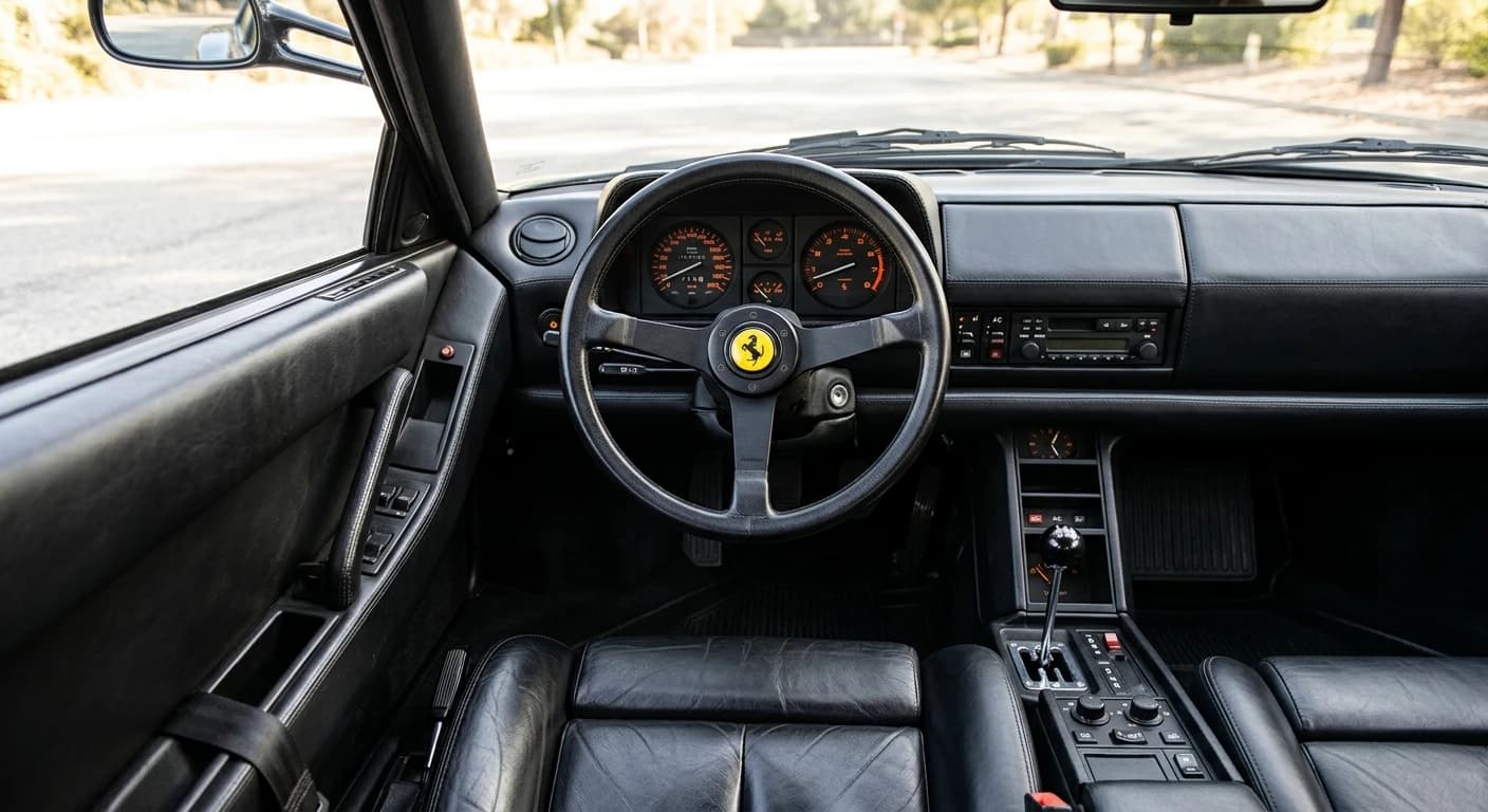 Ferrari Testarossa 1984 - Dashboard view