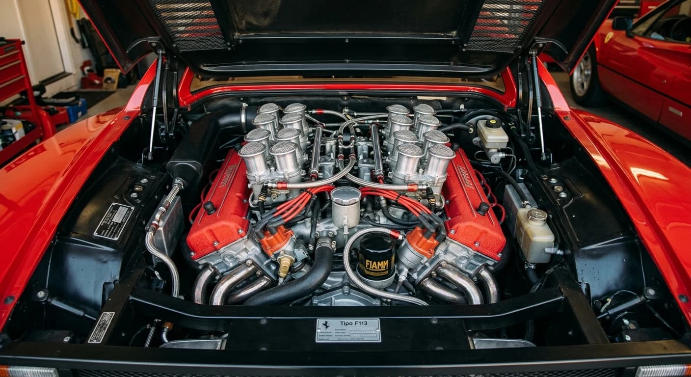 Ferrari Testarossa - Engine Bay