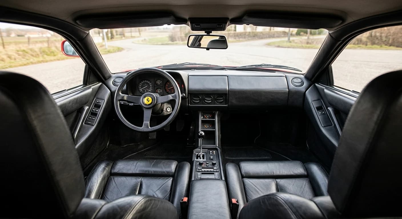 Ferrari Testarossa 1984 - Interior view