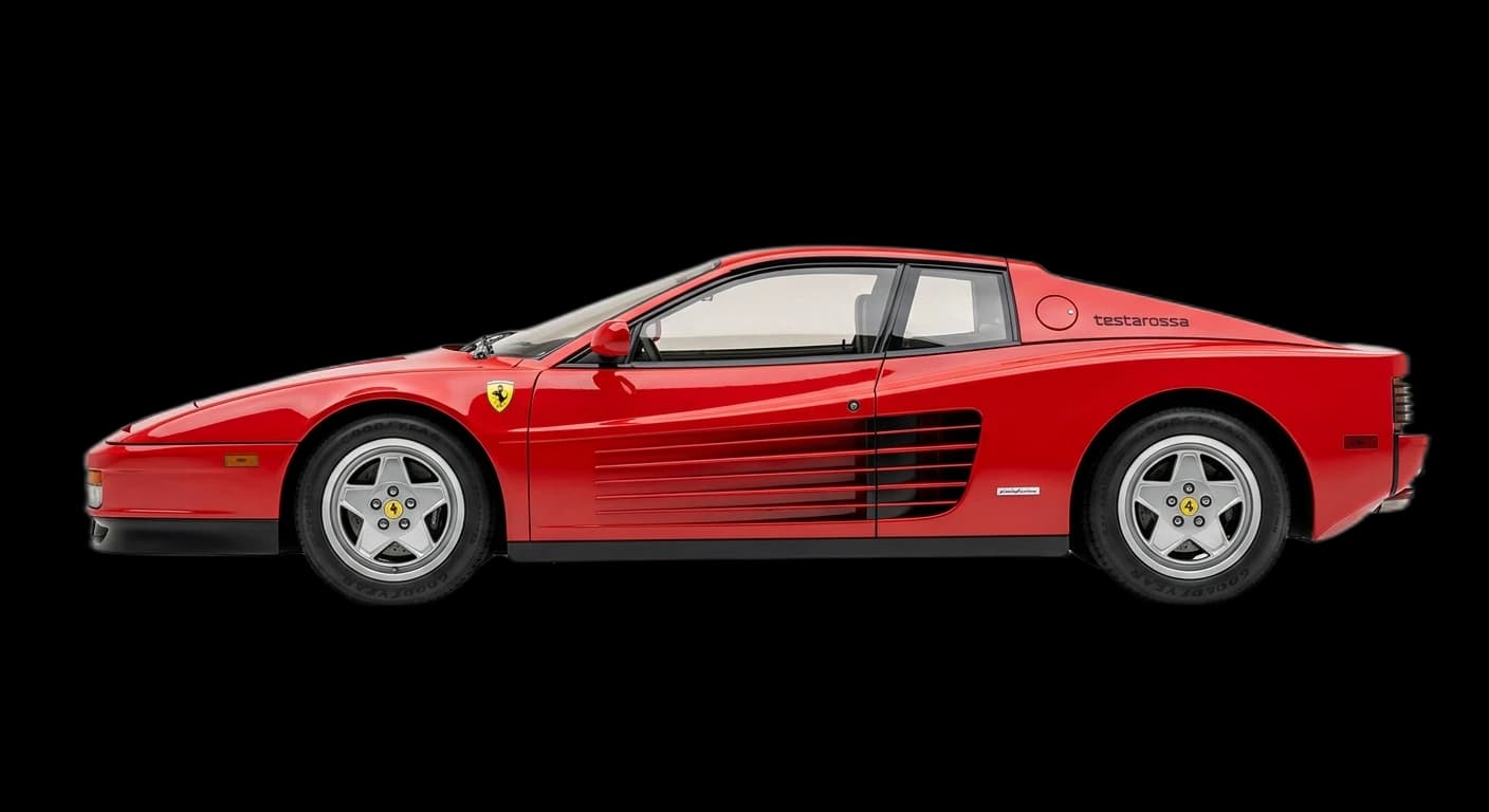 Ferrari Testarossa 1984 - Side view